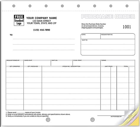 ANS Business Forms Small Purchase Order Form 91T