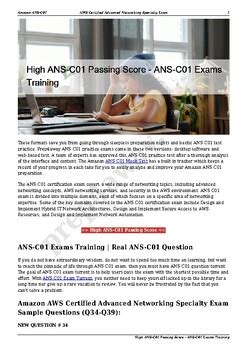 ANS-C01 Tests