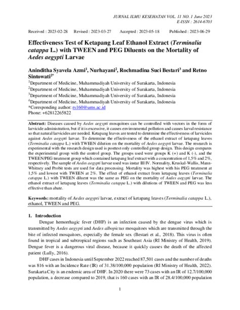 Antihyperuricemic Effectiveness Test of Ethanol Extract of Kedondong ... - raincitystudios.com
