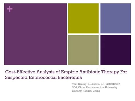 ANTIMICROBIAL COST ANALYSIS 2024 EMPIRIC ANTIBIOTIC …