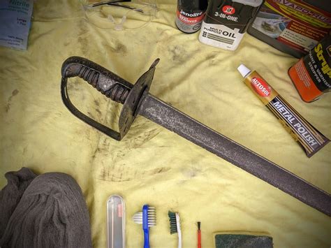 Antique Sword Cleaning - Forde Military Antiques - muktibox.com