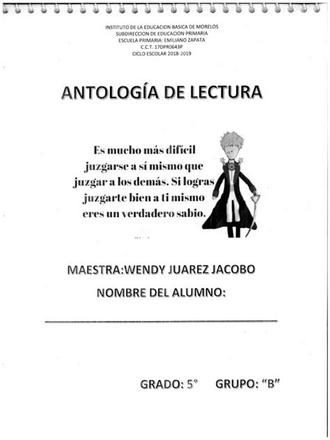 ANTOLOGIA DE LECTURA pdf