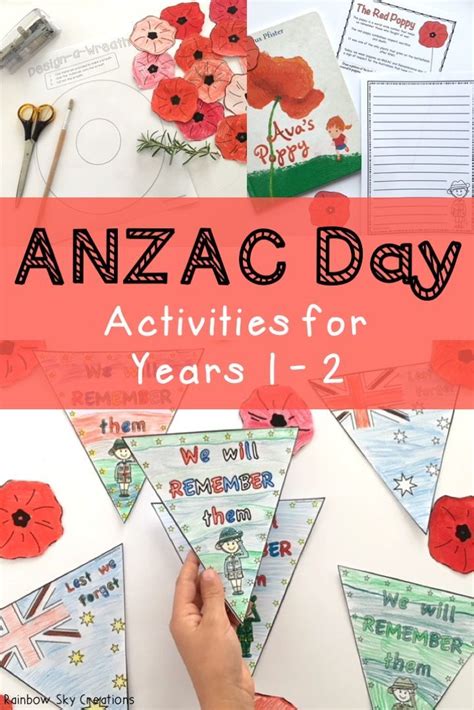 ANZAC Activities for Kids - Pinterest