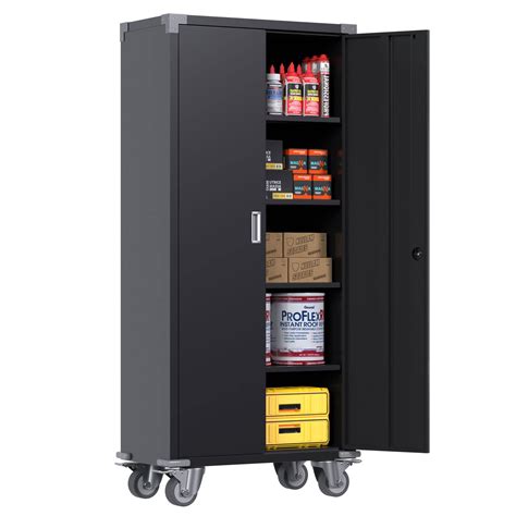 AOBAOBO Storage Cabinet Metal Garage Cabinets Locking Steel …