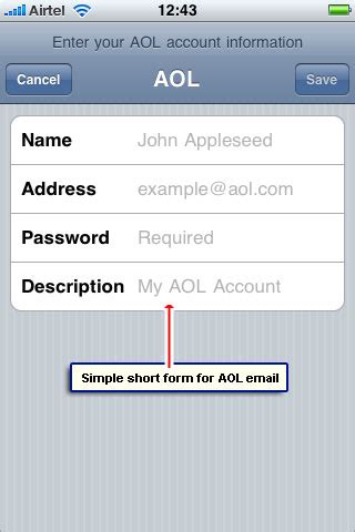 AOL Mail on iPhone How to Set Up AOL Mail on iPhone Makeover Arena
