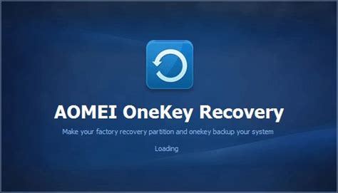 AOMEI OneKey Recovery Professional 1.6.2 + Crack
