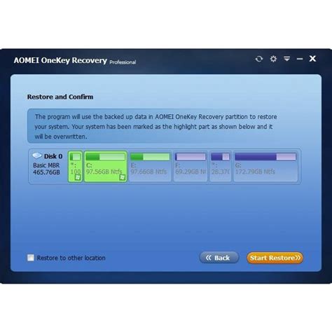 AOMEI OneKey Recovery Professional 1.6.2 + Crack