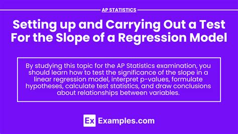 AP® Statistics Review: Carrying Out a Test for the Slope of a ... - wintechmobiles.com