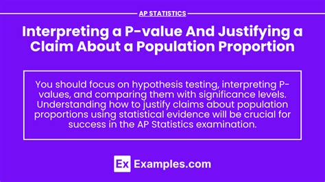 AP® Statistics Review: Justifying a Claim About a Population ... - Albert - wintechmobiles.com