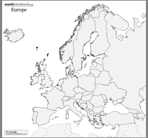 AP EURO Political Map of Europe Diagram Quizlet