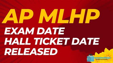 AP MLHP Hall Ticket 2022 Download Link Exam Date amp Pattern