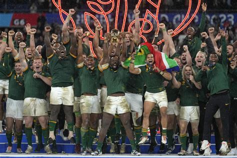 AP PHOTOS: A 7-week Rugby World Cup extravaganza ends with a magic fourth title for South Africa