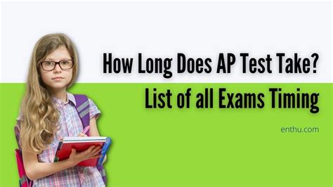 AP Test Durations A Complete Timing Guide