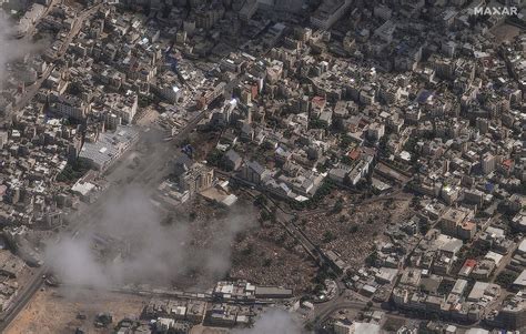 AP visual analysis: Rocket from Gaza appeared to go astray, likely caused deadly hospital explosion