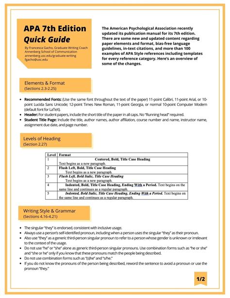 APA 7th Quick Guide - University of Canterbury