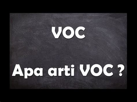 apa arti voc - elchoricharrua.com