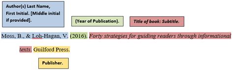 APA Book Citation Examples