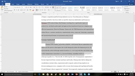 APA Double Spaced Format YouTube