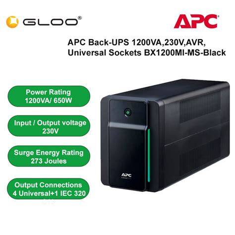 APC Back-UPS 1200VA BX1200MI-MS - Bhinneka - raincitystudios.com
