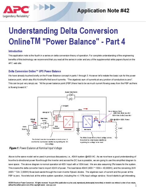APC understanding Delta Conversion Part4