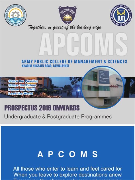 APCOMS Prospectus
