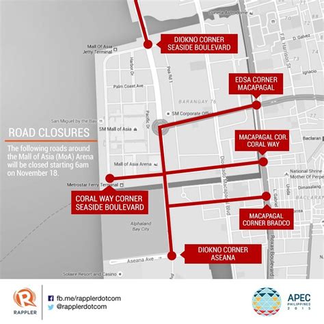 APEC street closures: How to navigate traffic, closures, and tow away zones