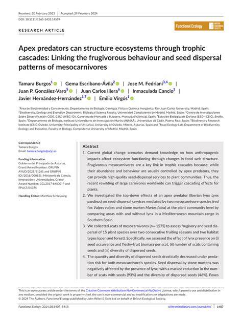 Apex predators can structure ecosystems through trophic cascades ... - raincitystudios.com