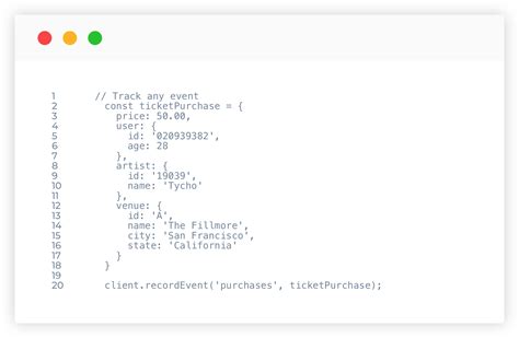 API for querying events