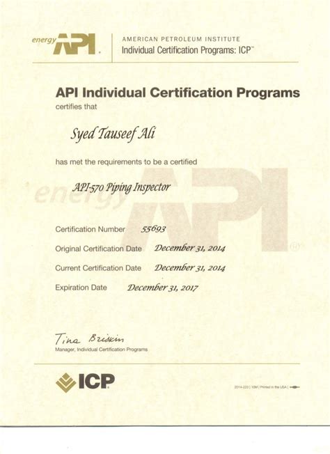 API-570 Zertifikatsfragen