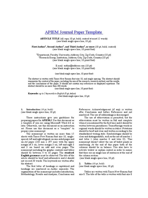 APIEM Journal Paper Guidelines for Authors docx
