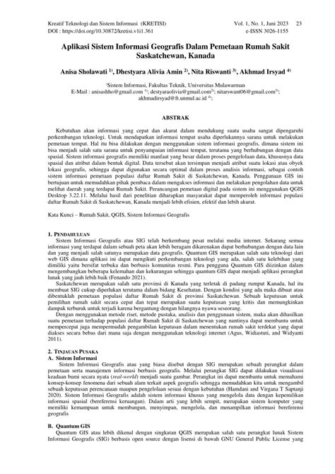 Aplikasi Sistem Informasi Geografis Dalam Pemetaan Rumah Sakit ... - wintechmobiles.com