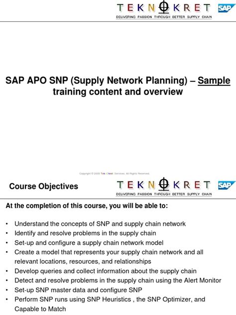 APO SNP Training Glance pdf
