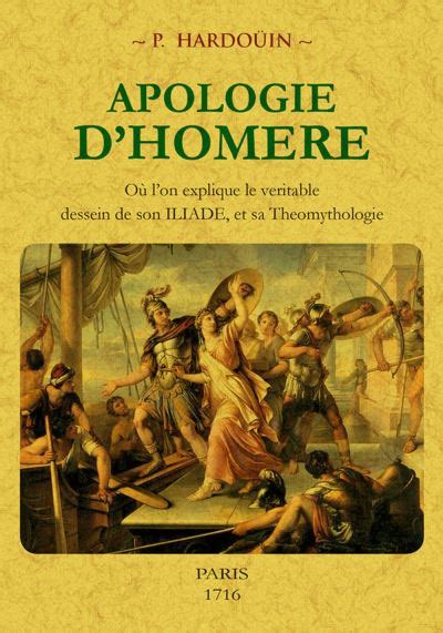 APOLOGIE D'HOMERE