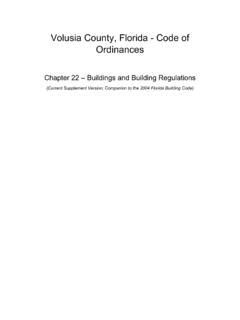 APPENDIX A - LAWS OF FLORIDA Code of Ordinances