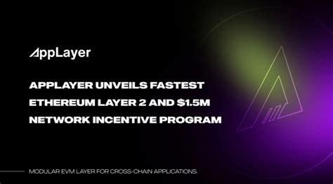 Applayer Unveils Fastest Evm Network And $1.5M Network Incentive Program