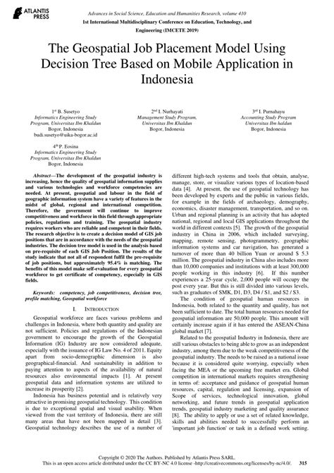 Application of geospatial technology and decision model in the ... - wintechmobiles.com