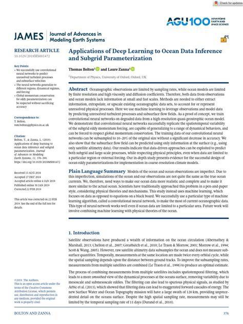 Applications of Deep Learning to Ocean Data Inference … - raincitystudios.com