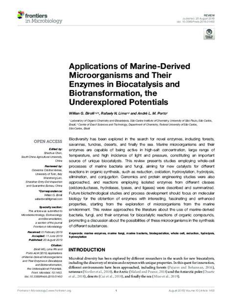 Applications of Marine-Derived Microorganisms and … - raincitystudios.com