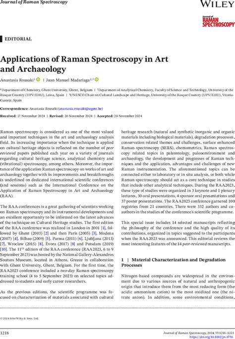 Applications of Raman Spectroscopy in Art and Archaeology - wintechmobiles.com