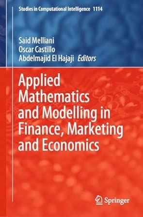 Applied Mathematics and Modelling in Finance, … - wintechmobiles.com