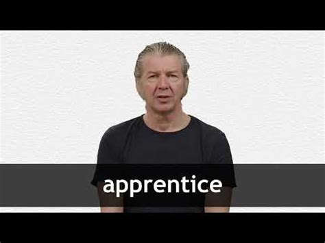 APPRENTICE definition in the Cambridge English Dictionary