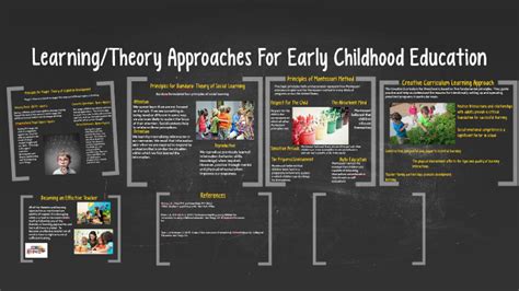 APPROACHES TO LEARNING IN THE EARLY CHILDHOOD