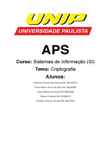 APS UNIP CF pdf