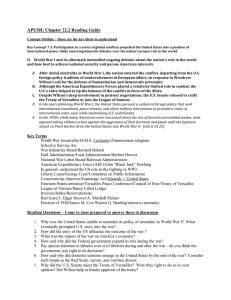 APUSH Chapter 22.2 Reading Guide