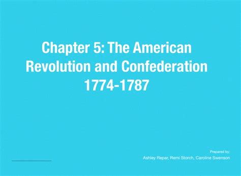 APUSH Chapter 5 on FlowVella Presentation Software for Mac iPad and