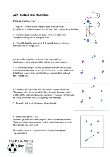 AQA Physical Education - Practical GCSE Football Moderation