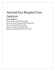 ARAVIND EYE HOSPITAL v1 docx