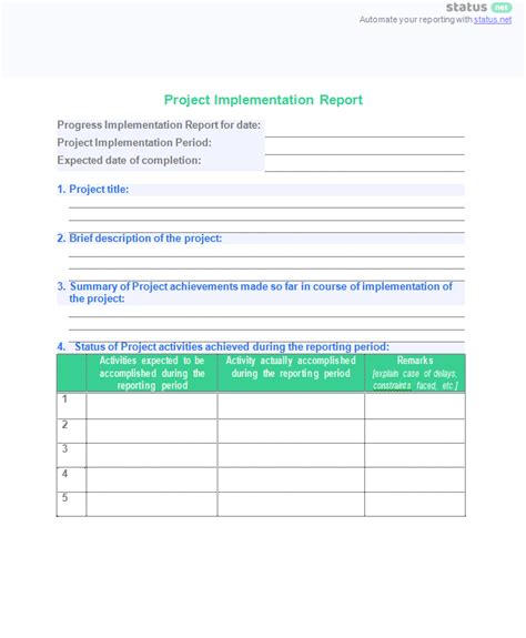 ARC Best Practice Implementation Progress Report