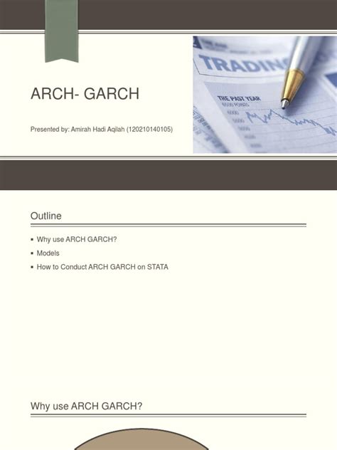 ARCH GARCH Presentasi