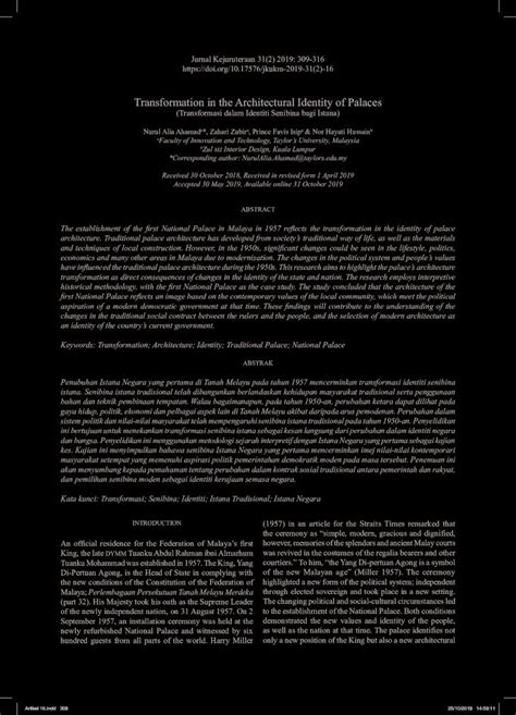 ARCHITECTURAL TRANSFORMATION OF THE PALACE OF SULTAN … - wintechmobiles.com